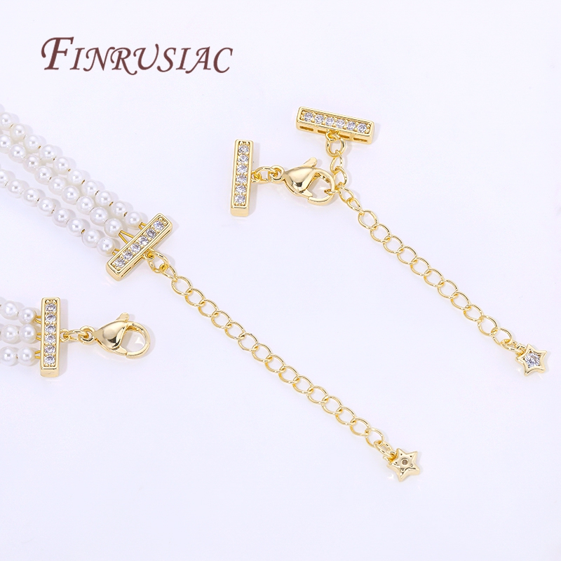 18K Gold Plated 3-row Pearl Ne - đánh giá và giá Pearl Trim Chain