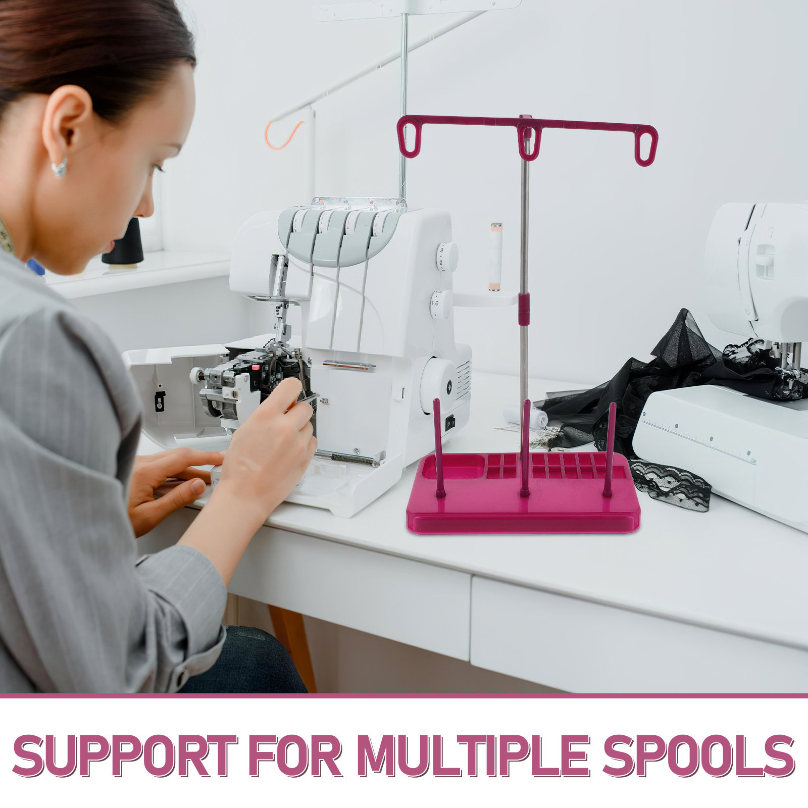 3 Spool Sewing Machine Thread  - đánh giá và giá Embroidery Craft