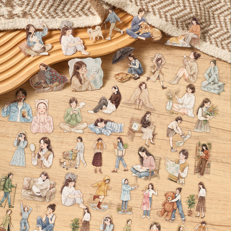 1pack/20pcs Warm Vibe Watercol - đánh giá và giá Embellishments For Scrapbooking