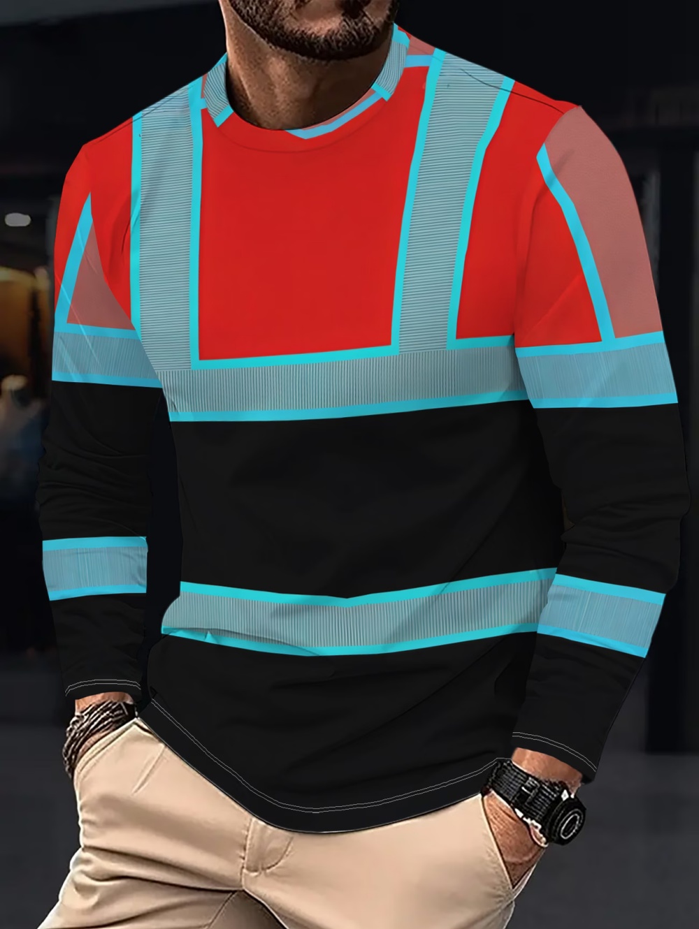 Y2K Men Neon Green Black Color - đánh giá và giá Embellish Knit