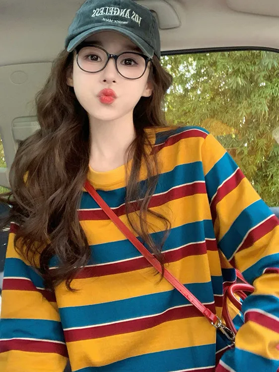 Women Color Block Striped Long - đánh giá và giá Embellish Knit