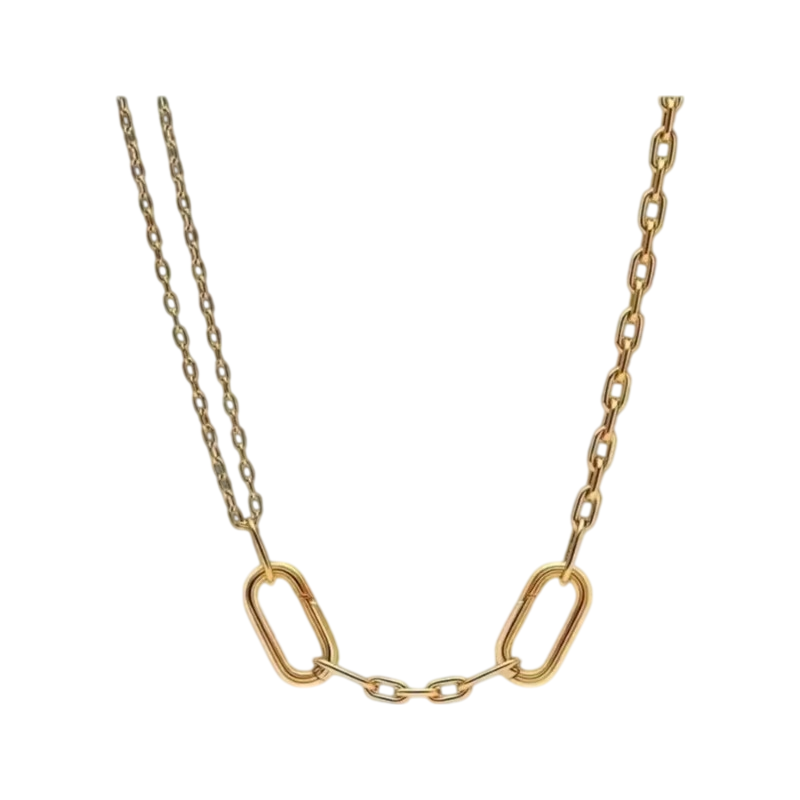 New S925 Silver Lock with Pear - đánh giá và giá Pearl Trim Chain