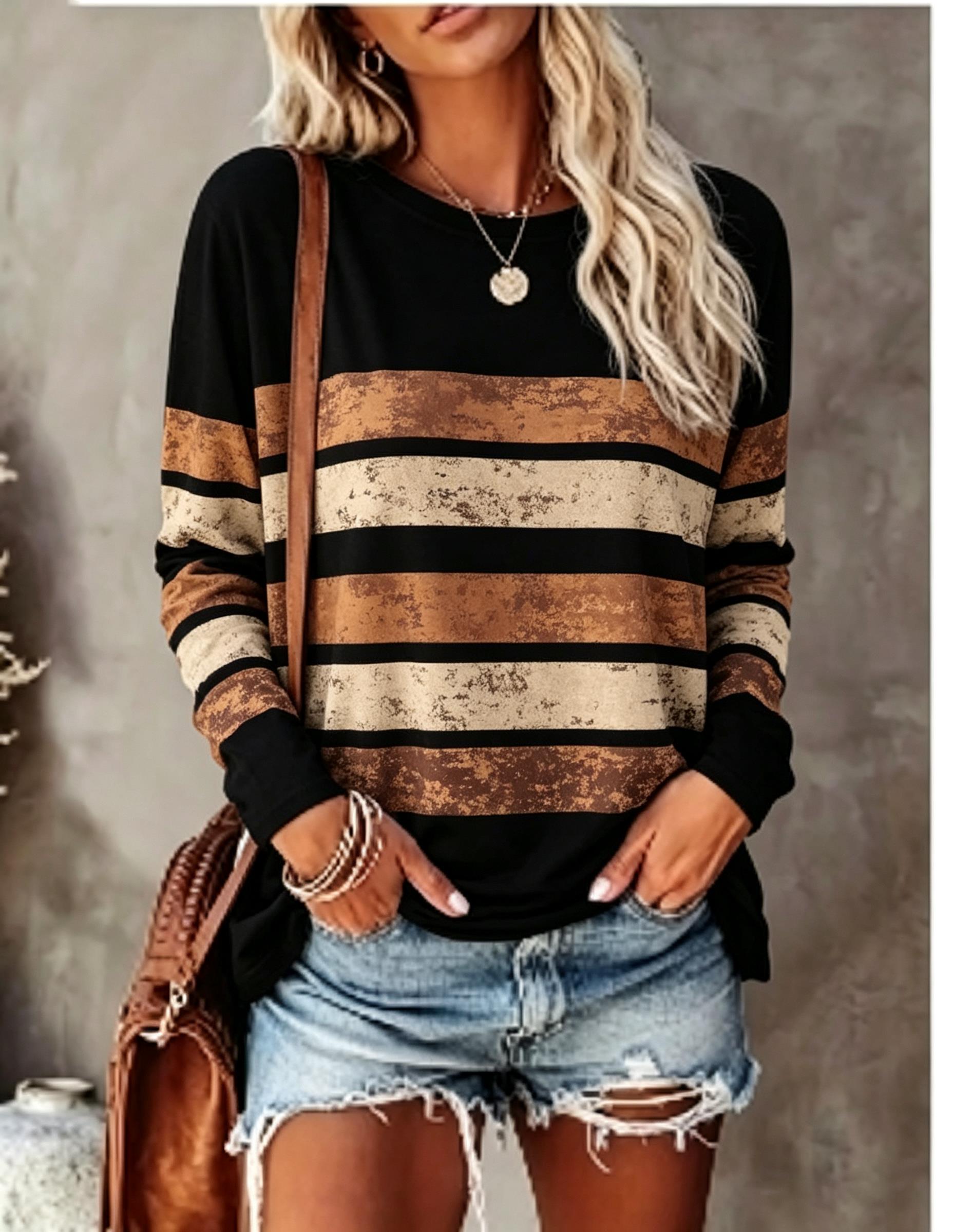 Women Long Sleeve T‑Shirt Vint - đánh giá và giá Embellish Knit