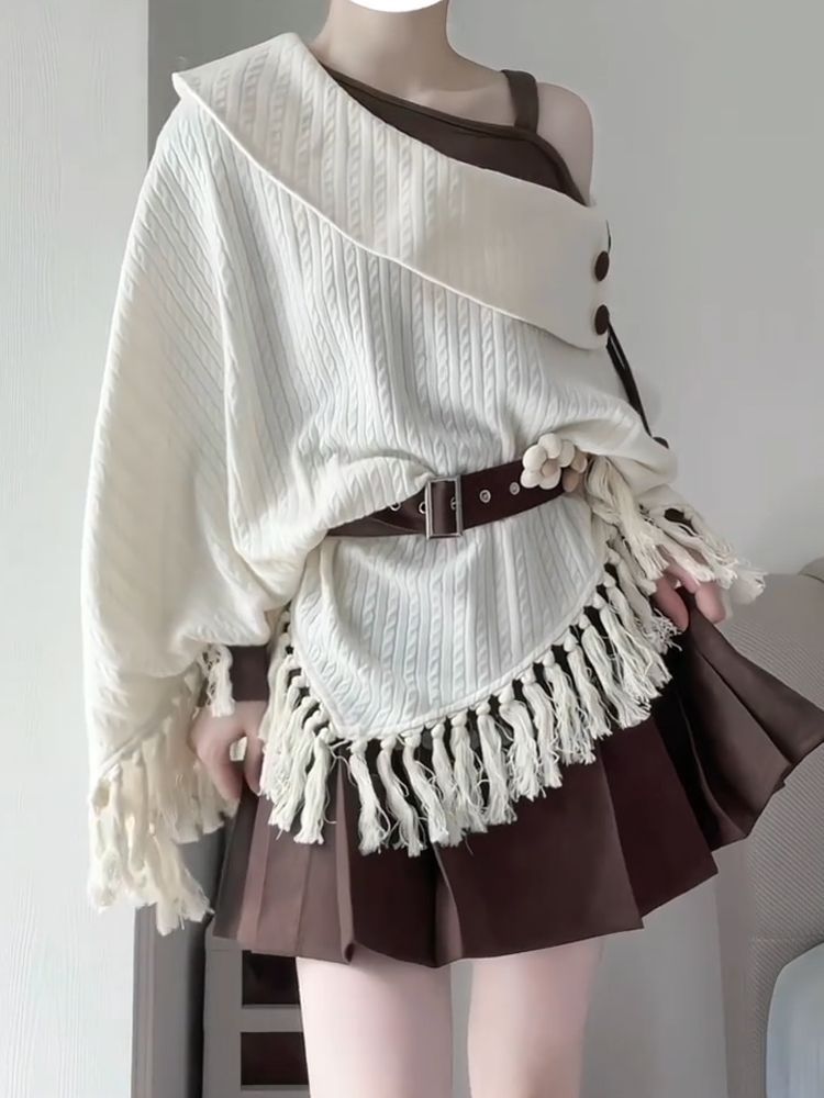 Japanese Vintage Mori Kei 2pcs - đánh giá và giá Tassel Fringe Trim